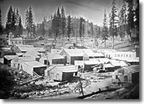 An overview of Nevada City, circa 1851