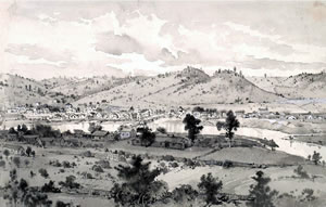 Drawing of Coloma 1950s