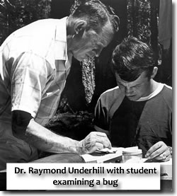 Dr. Underhill and student