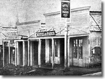 Nevada City’s Hotel de Paris, a gambling hall where Borthwick enjoyed a sumptuous meal