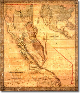 California map 1859