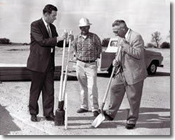 1960 ground breaking with Harold Weaver on the left